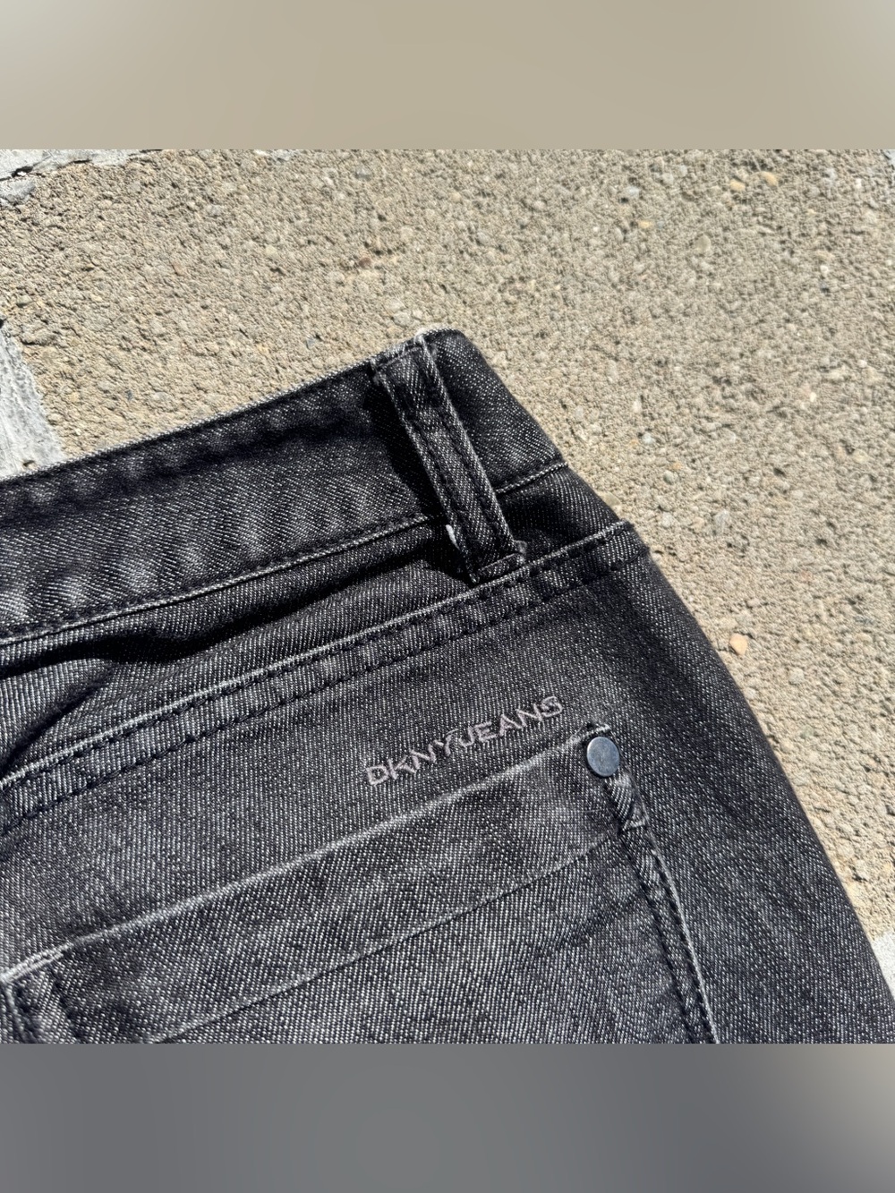 Y2K Dkny Black Low-rise Bootcut Jeans - Picture 7 of 7
